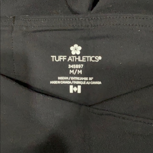 Black athletic pants made in Canada - Picture 3 of 3